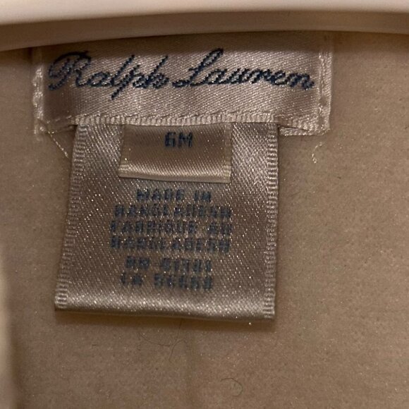 ralph lauren white quilted one piece jacket Winter Suit 6M - Picture 2 of 4